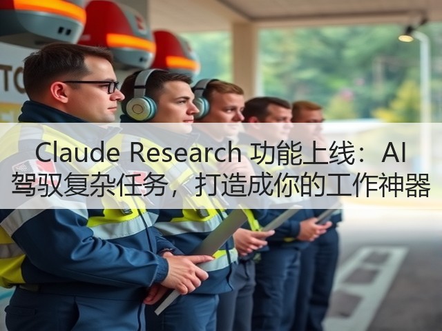 Claude Research 功能上线：AI 驾驭复杂任务，打造成你的工作神器(图1)
