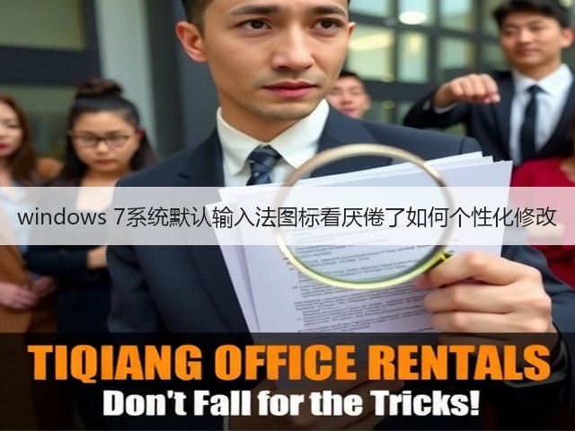 windows 7系统默认输入法图标看厌倦了如何个性化修改(图1) windows 7系统默认输入法图标看厌倦了如何个性化修改(图1)