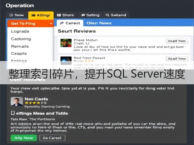 整理索引碎片,提升SQL Server速度(图3) 整理索引碎片,提升SQL Server速度(图3)