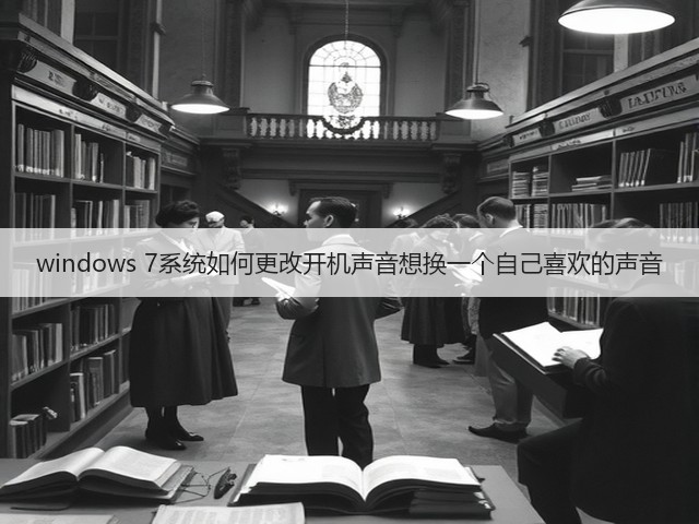windows 7系统如何更改开机声音想换一个自己喜欢的声音(图1) windows 7系统如何更改开机声音想换一个自己喜欢的声音(图1)