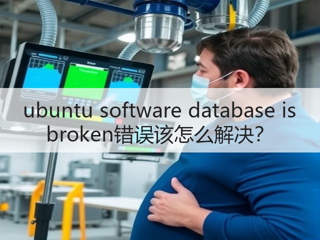 ubuntu software database is broken错误该怎么解决?(图1) ubuntu software database is broken错误该怎么解决?(图1)