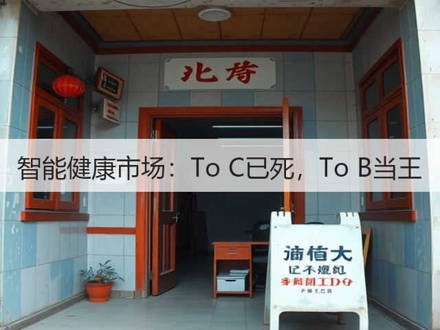 智能健康市场:To C已死,To B当王(图3) 智能健康市场:To C已死,To B当王(图3)