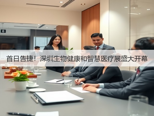 首日告捷!深圳生物健康和智慧医疗展盛大开幕(图3) 首日告捷!深圳生物健康和智慧医疗展盛大开幕(图3)