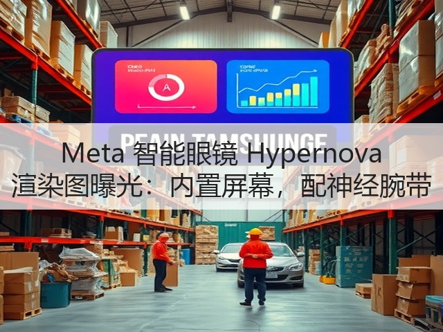 Meta 智能眼镜 Hypernova 渲染图曝光:内置屏幕,配神经腕带(图3) Meta 智能眼镜 Hypernova 渲染图曝光:内置屏幕,配神经腕带(图3)
