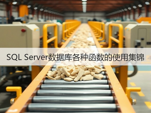 SQL Server数据库各种函数的使用集锦(图3) SQL Server数据库各种函数的使用集锦(图3)