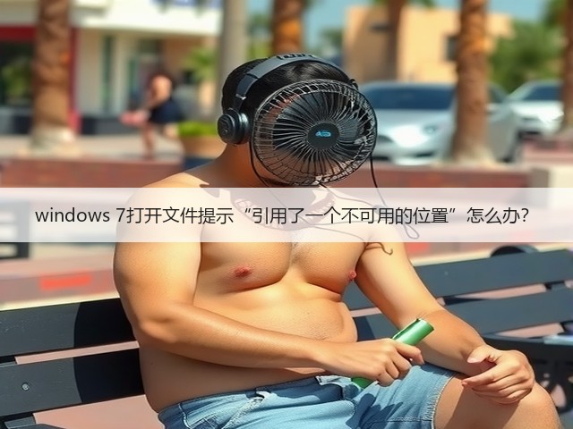 windows 7打开文件提示“引用了一个不可用的位置”怎么办?(图2) windows 7打开文件提示“引用了一个不可用的位置”怎么办?(图2)