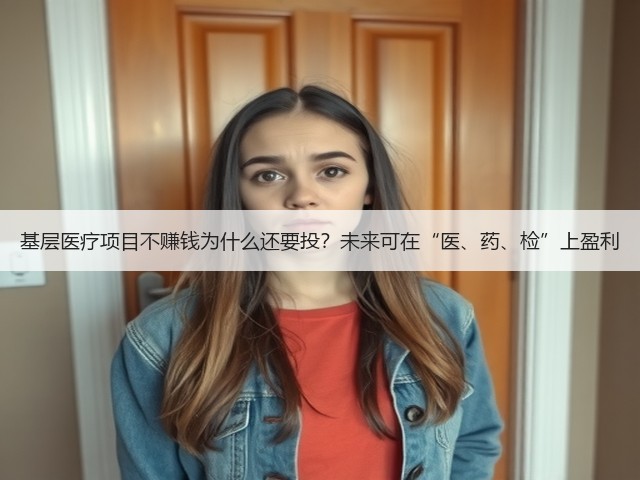 基层医疗项目不赚钱为什么还要投？未来可在“医、药、检”上盈利(图2)