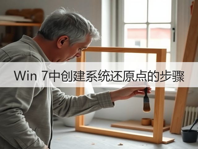 Win 7中创建系统还原点的步骤(图1) Win 7中创建系统还原点的步骤(图1)