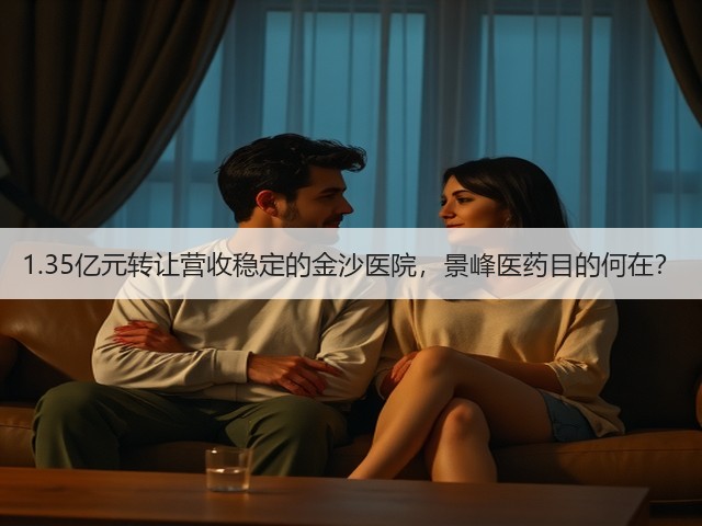 1.35亿元转让营收稳定的金沙医院，景峰医药目的何在？(图2)