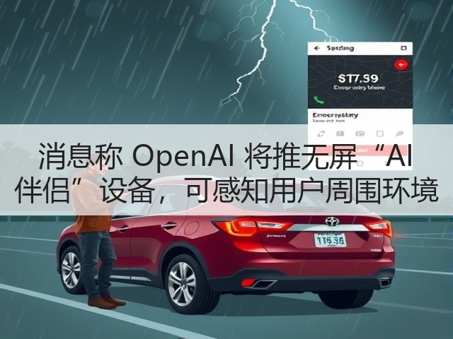 消息称 OpenAI 将推无屏“AI 伴侣”设备,可感知用户周围环境(图1) 消息称 OpenAI 将推无屏“AI 伴侣”设备,可感知用户周围环境(图1)