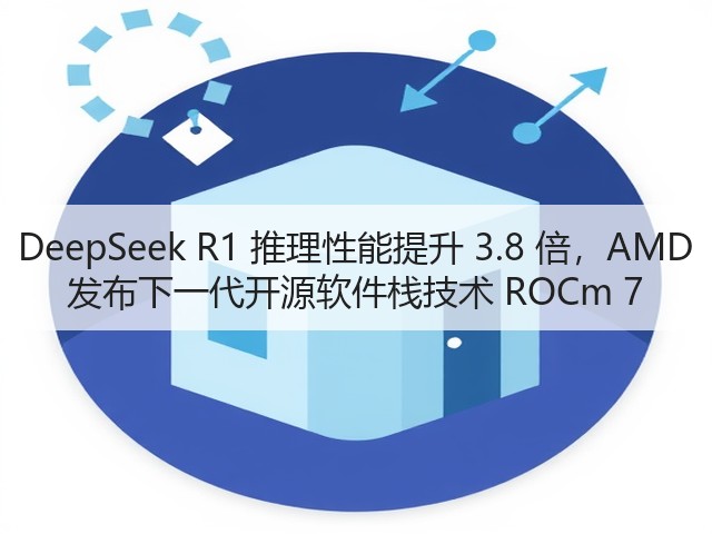 DeepSeek R1 推理性能提升 3.8 倍，AMD 发布下一代开源软件栈技术 ROCm 7(图1)