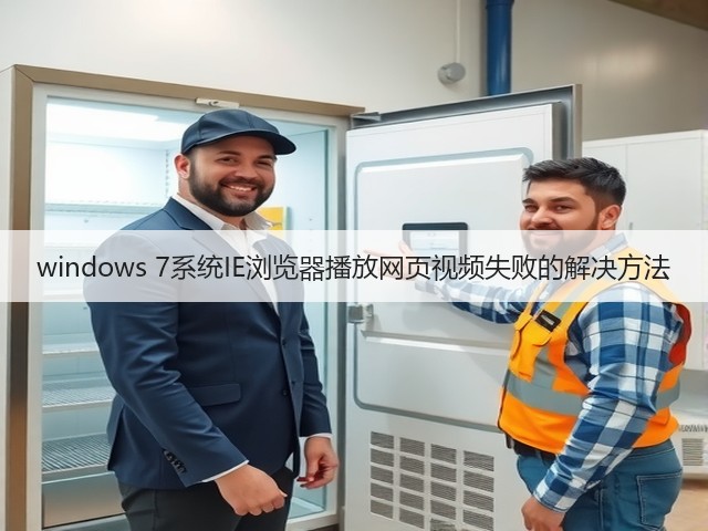 windows 7系统IE浏览器播放网页视频失败的解决方法(图1) windows 7系统IE浏览器播放网页视频失败的解决方法(图1)