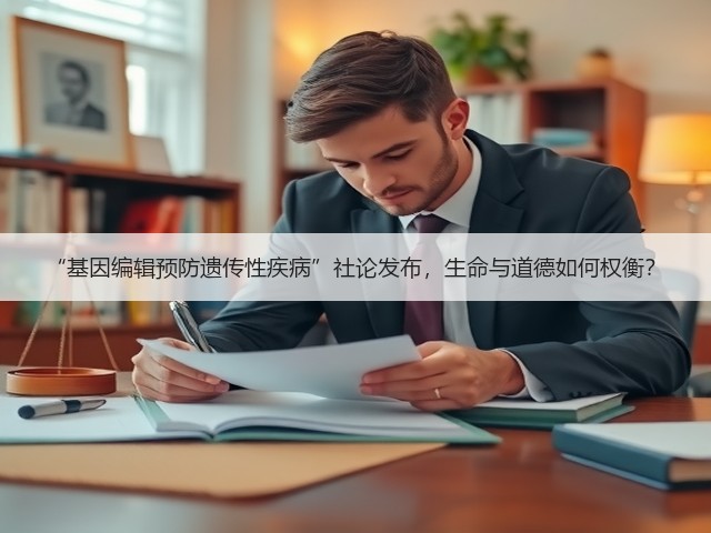 “基因编辑预防遗传性疾病”社论发布,生命与道德如何权衡?(图3) “基因编辑预防遗传性疾病”社论发布,生命与道德如何权衡?(图3)