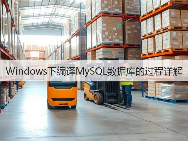 Windows下编译MySQL数据库的过程详解(图2) Windows下编译MySQL数据库的过程详解(图2)
