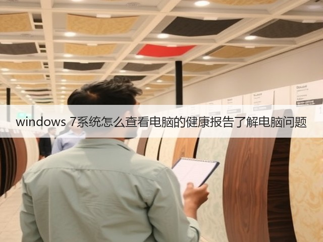 windows 7系统怎么查看电脑的健康报告了解电脑问题(图2)