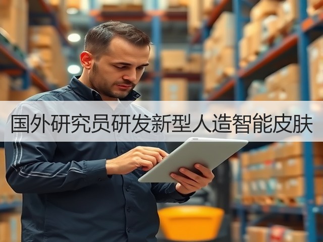 国外研究员研发新型人造智能皮肤(图1) 国外研究员研发新型人造智能皮肤(图1)