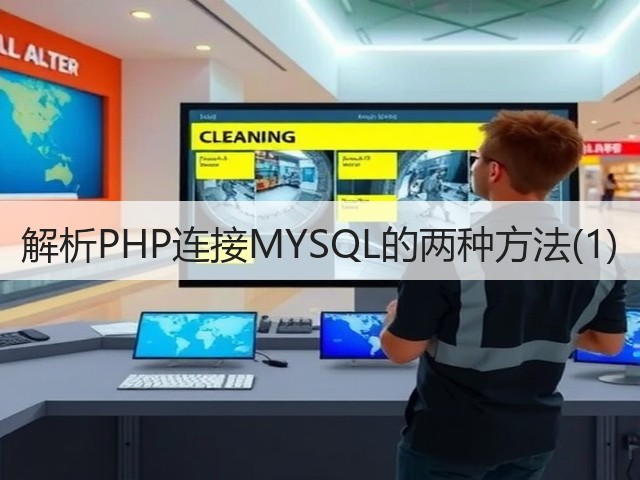 解析PHP连接MYSQL的两种方法(1)(图1) 解析PHP连接MYSQL的两种方法(1)(图1)