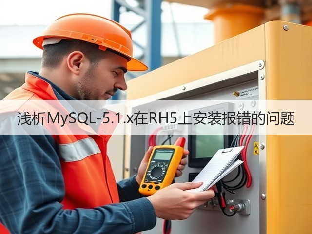 浅析MySQL-5.1.x在RH5上安装报错的问题(图3) 浅析MySQL-5.1.x在RH5上安装报错的问题(图3)