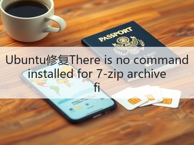 Ubuntu修复There is no command installed for 7-zip archive fi(图3)