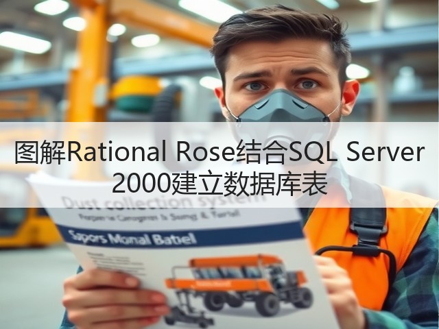 图解Rational Rose结合SQL Server 2000建立数据库表(图1)