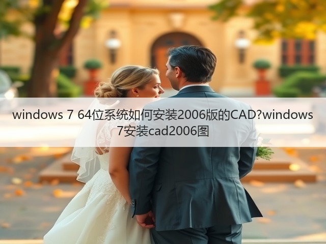 windows 7 64位系统如何安装2006版的CAD?windows 7安装cad2006图(图1) windows 7 64位系统如何安装2006版的CAD?windows 7安装cad2006图(图1)