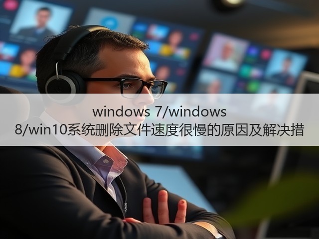 windows 7/windows 8/win10系统删除文件速度很慢的原因及解决措(图2) windows 7/windows 8/win10系统删除文件速度很慢的原因及解决措(图2)