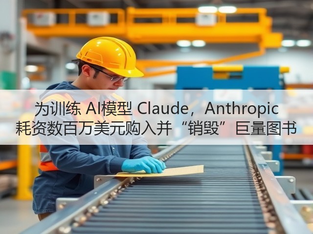 为训练 AI模型 Claude,Anthropic 耗资数百万美元购入并“销毁”巨量图书(图1) 为训练 AI模型 Claude,Anthropic 耗资数百万美元购入并“销毁”巨量图书(图1)