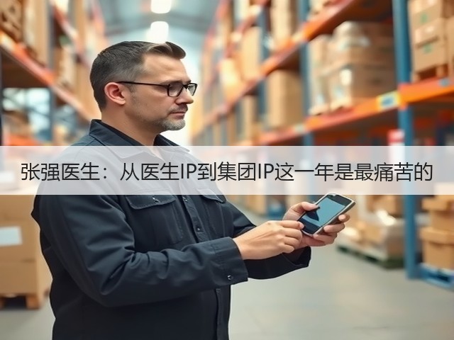 张强医生:从医生IP到集团IP这一年是最痛苦的(图1) 张强医生:从医生IP到集团IP这一年是最痛苦的(图1)