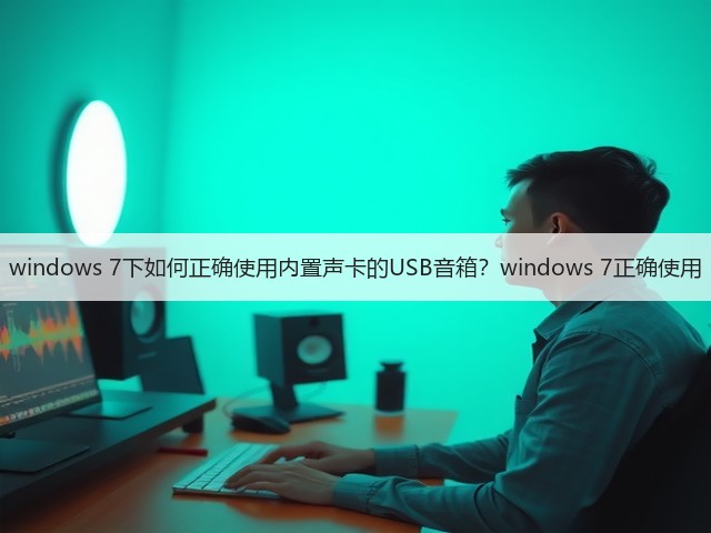 windows 7下如何正确使用内置声卡的USB音箱?windows 7正确使用(图1) windows 7下如何正确使用内置声卡的USB音箱?windows 7正确使用(图1)