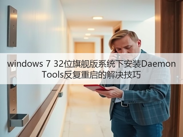 windows 7 32位旗舰版系统下安装Daemon Tools反复重启的解决技巧(图2) windows 7 32位旗舰版系统下安装Daemon Tools反复重启的解决技巧(图2)