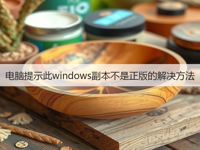 电脑提示此windows副本不是正版的解决方法(图2) 电脑提示此windows副本不是正版的解决方法(图2)