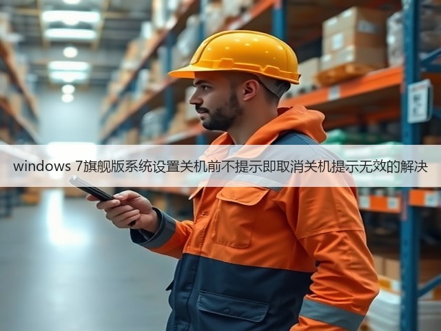 windows 7旗舰版系统设置关机前不提示即取消关机提示无效的解决(图3) windows 7旗舰版系统设置关机前不提示即取消关机提示无效的解决(图3)