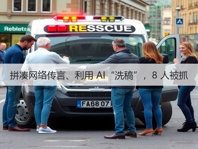 拼凑网络传言、利用 AI“洗稿”,8 人被抓(图1) 拼凑网络传言、利用 AI“洗稿”,8 人被抓(图1)