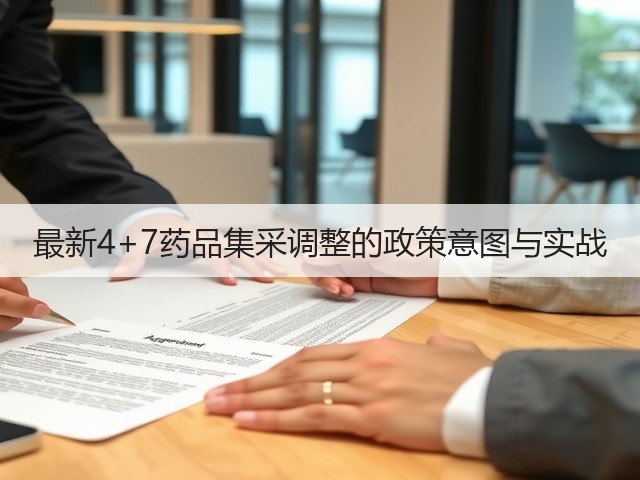 最新4+7药品集采调整的政策意图与实战(图1) 最新4+7药品集采调整的政策意图与实战(图1)