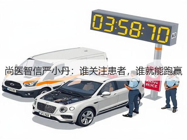 尚医智信严小丹:谁关注患者,谁就能跑赢(图3) 尚医智信严小丹:谁关注患者,谁就能跑赢(图3)