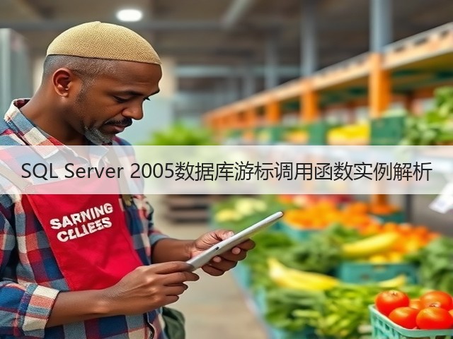 SQL Server 2005数据库游标调用函数实例解析(图3)