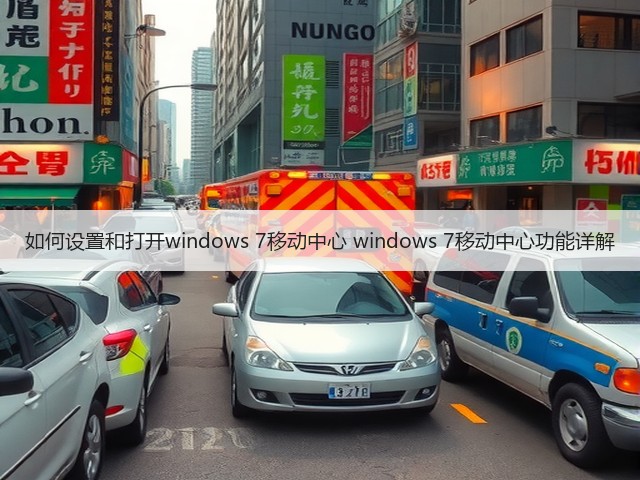 如何设置和打开windows 7移动中心 windows 7移动中心功能详解(图1) 如何设置和打开windows 7移动中心 windows 7移动中心功能详解(图1)