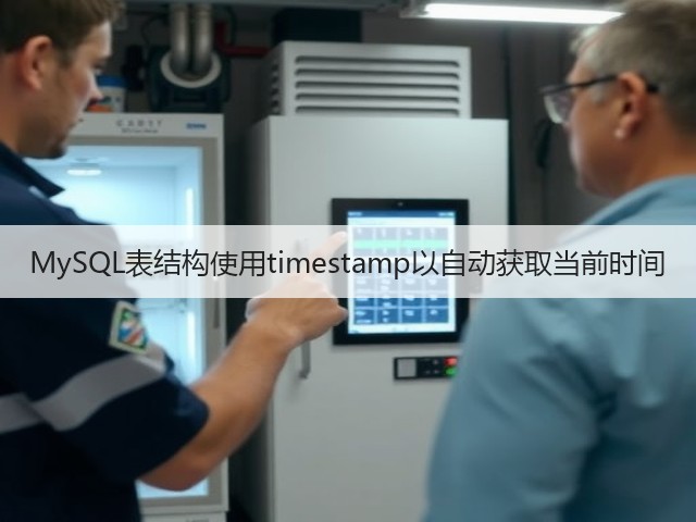 MySQL表结构使用timestamp以自动获取当前时间(图2) MySQL表结构使用timestamp以自动获取当前时间(图2)