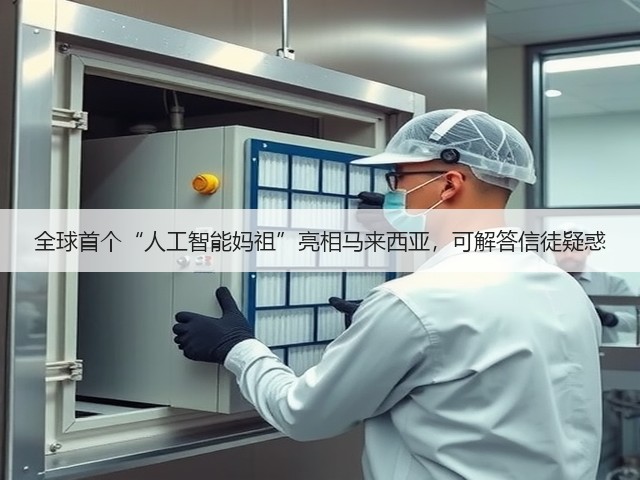 全球首个“人工智能妈祖”亮相马来西亚，可解答信徒疑惑(图3)