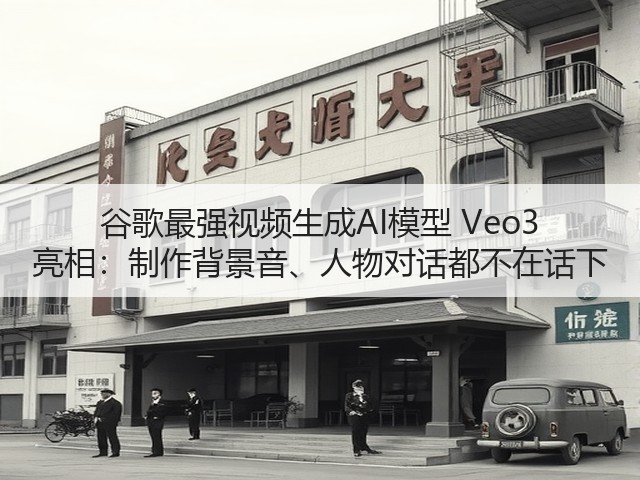 谷歌最强视频生成AI模型 Veo3 亮相:制作背景音、人物对话都不在话下(图3) 谷歌最强视频生成AI模型 Veo3 亮相:制作背景音、人物对话都不在话下(图3)