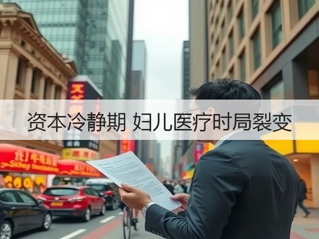 资本冷静期 妇儿医疗时局裂变(图2) 资本冷静期 妇儿医疗时局裂变(图2)