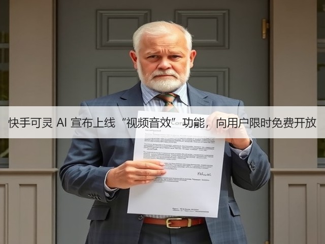 快手可灵 AI 宣布上线“视频音效”功能,向用户限时免费开放(图1) 快手可灵 AI 宣布上线“视频音效”功能,向用户限时免费开放(图1)