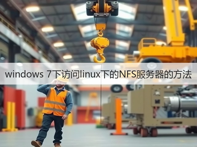 windows 7下访问linux下的NFS服务器的方法(图1) windows 7下访问linux下的NFS服务器的方法(图1)