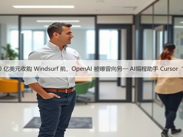 计划 30 亿美元收购 Windsurf 前，OpenAI 被曝曾向另一 AI编程助手 Cursor“示好”(图3)