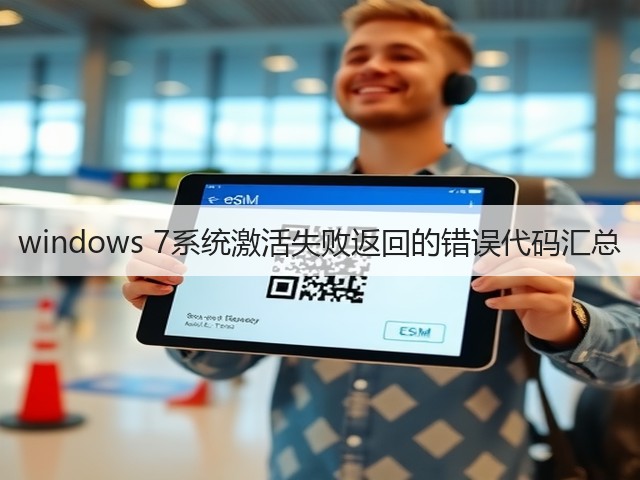 windows 7系统激活失败返回的错误代码汇总(图2)