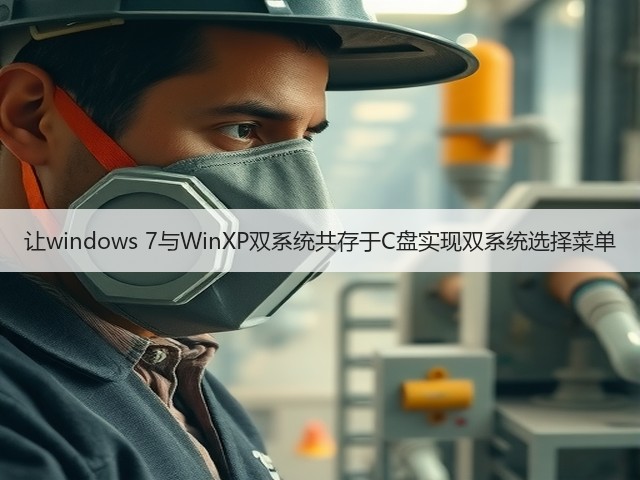 让windows 7与WinXP双系统共存于C盘实现双系统选择菜单(图1) 让windows 7与WinXP双系统共存于C盘实现双系统选择菜单(图1)