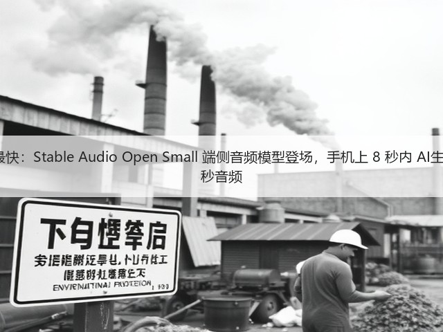 速度最快：Stable Audio Open Small 端侧音频模型登场，手机上 8 秒内 AI生成 11 秒音频(图2)