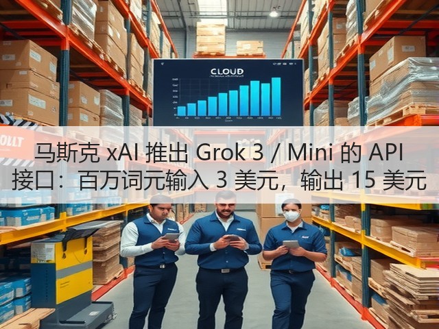 马斯克 xAI 推出 Grok 3 / Mini 的 API 接口:百万词元输入 3 美元,输出 15 美元(图3) 马斯克 xAI 推出 Grok 3 / Mini 的 API 接口:百万词元输入 3 美元,输出 15 美元(图3)