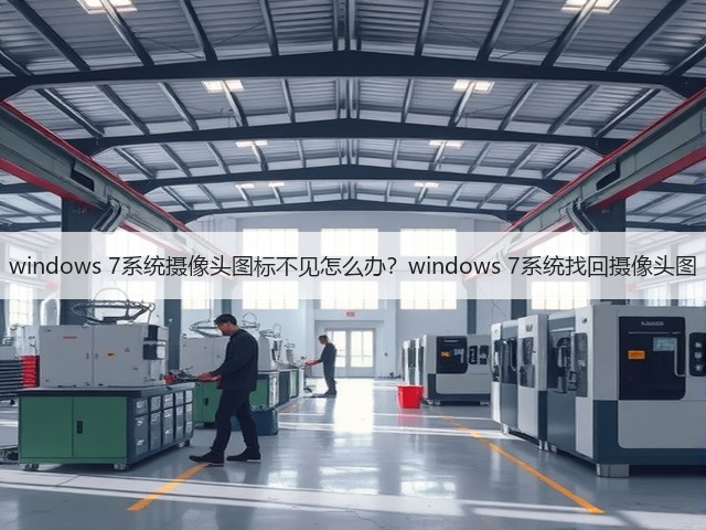 windows 7系统摄像头图标不见怎么办?windows 7系统找回摄像头图(图1) windows 7系统摄像头图标不见怎么办?windows 7系统找回摄像头图(图1)