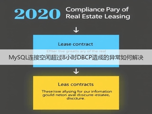 MySQL连接空闲超过8小时DBCP造成的异常如何解决(图1)